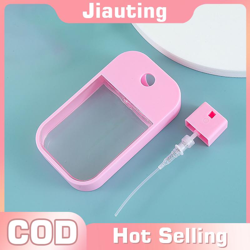 Jiauting 45ml Disposable Mini Card Spray Bottle Hand Sanitizer Alcohol Bottles Perfume Bottle Travel Press Portable Sub-bottling Cosmetic