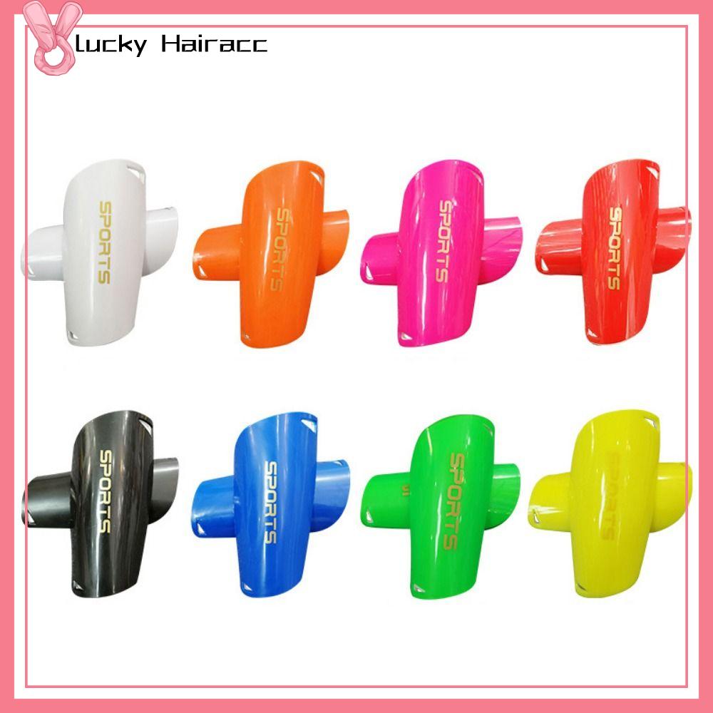 LUCKY HAIRACC 1 Pair Xanh đen trắng Đồ giữ ống chân bóng đá 8 màu Thoáng khí Bọc đệm cẳng chân bóng đá Phụ kiện PE Đồ thể thao Trẻ em nam