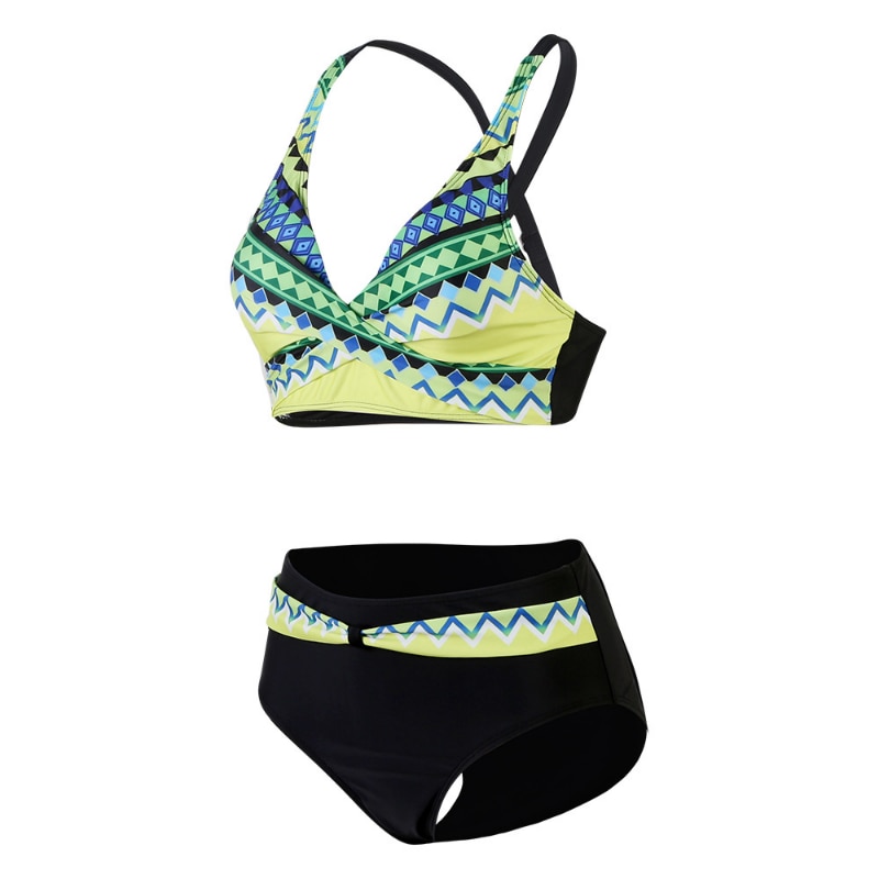 2023 đồ bơi cạp cao mới in Bikini Nữ Set beachwear nâng Bộ Đồ Tắm Đồ bơi nữ hai mảnh