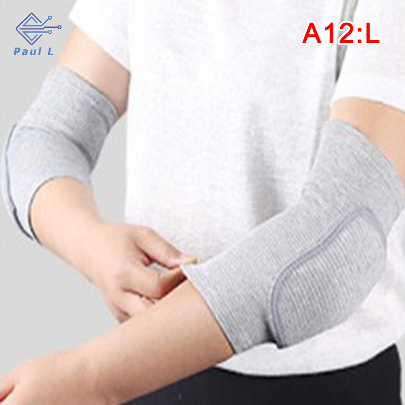 【Paul L】 2 miếng đệm khuỷu tay đàn hồi miếng đệm bảo vệ đầu gối khuỷu tay bảo vệ tay áo thể thao bóng rổ bóng chuyền người lớn trẻ em