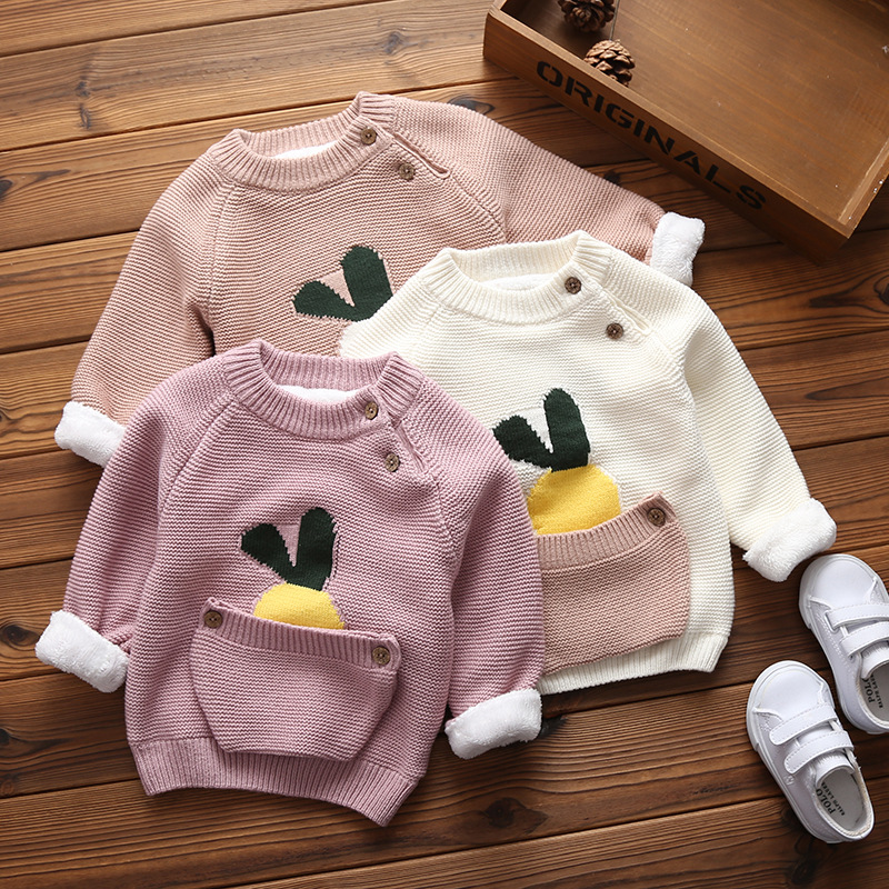 IENENS Baby Boys Girls Warm Sweaters Clothes Toddler Infant Sweater Coats