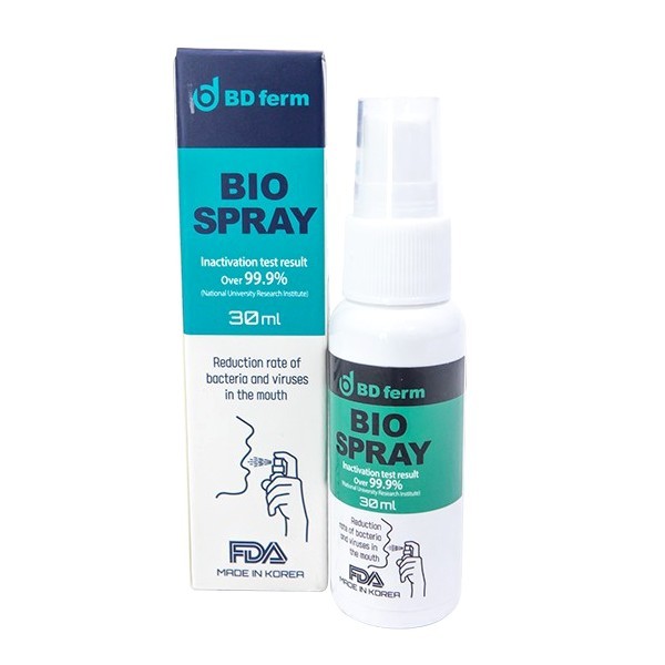 Xịt họng sinh học BD Ferm Bio Spray 30ml | 8809588150020 | Kan shop hàng Nhật | Date 12/2023