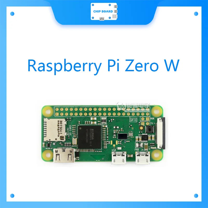 Raspberry Pi Zero W Wireless Pi 0 with WIFI and Bluetooth 4.1 1GHz CPU 512MB RAM,1GHz ARM11 single-core