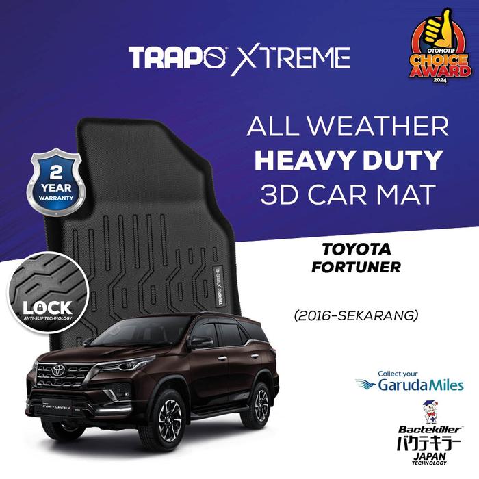 KARPET 3D TRAPO XTREME TOYOTA FORTUNER (2016-SEKARANG) - RED MARKEET Giá 2,519,000 Đồng*Miễn phí vận chuyển
