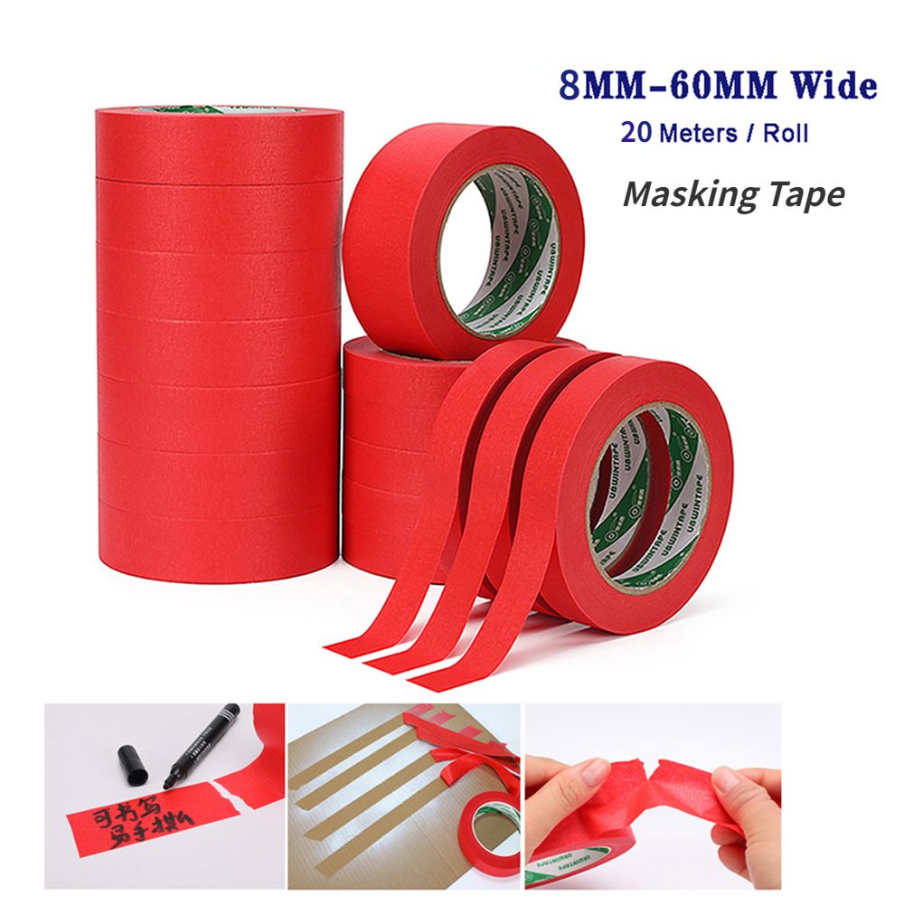 Painters Tape 50m x 0.5cm-5cm Masking Washi Easy Release No Trace