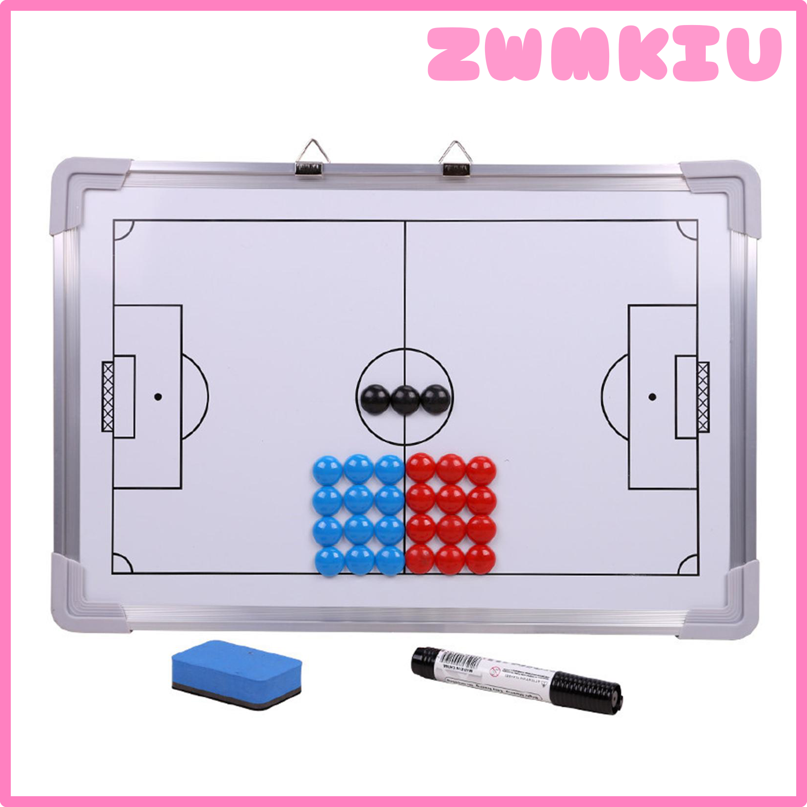 [ZWMKIU] Planche d'Entraînement de Football avec 27 lèvent, Kit de Stratégie Facile à Accrocher, Durable