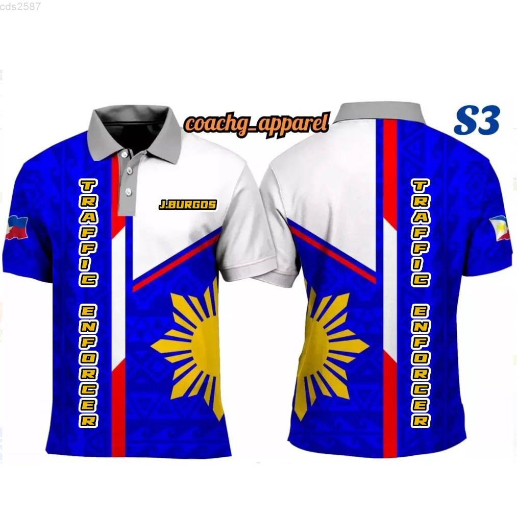 E556-NEW BLUE EAGLE DESIGN POLO SHIRT Full Sublimation Jersey Big Size  Summer New Street Fashion