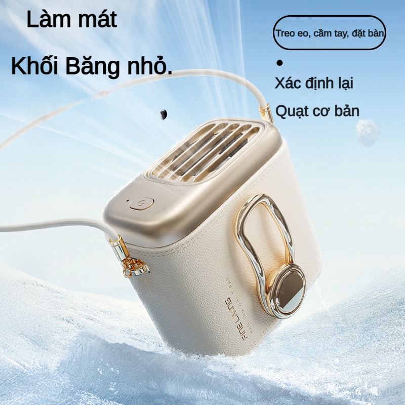  Quạt Đeo Eo Mini Quạt Cầm Tay 4000 MAh mini quạt cầm tay 