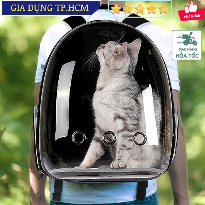 [Hỏa tốc HCM] Balo, Túi đựng thú cưng di động cho mèo thoáng khí Outdoor Travel Backpack