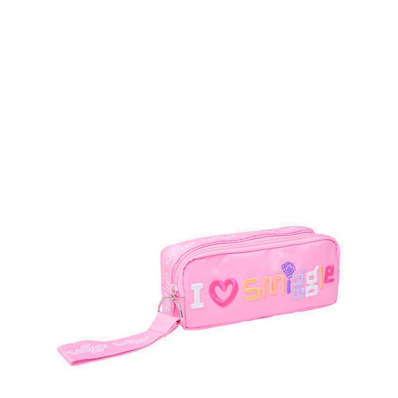 Smiggle Smiggler3 Oblong Pencil Case Pink - IGL449760PNK