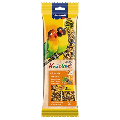 Vitakraft Kracker Honey & Sesame Lovebird 2pcs
