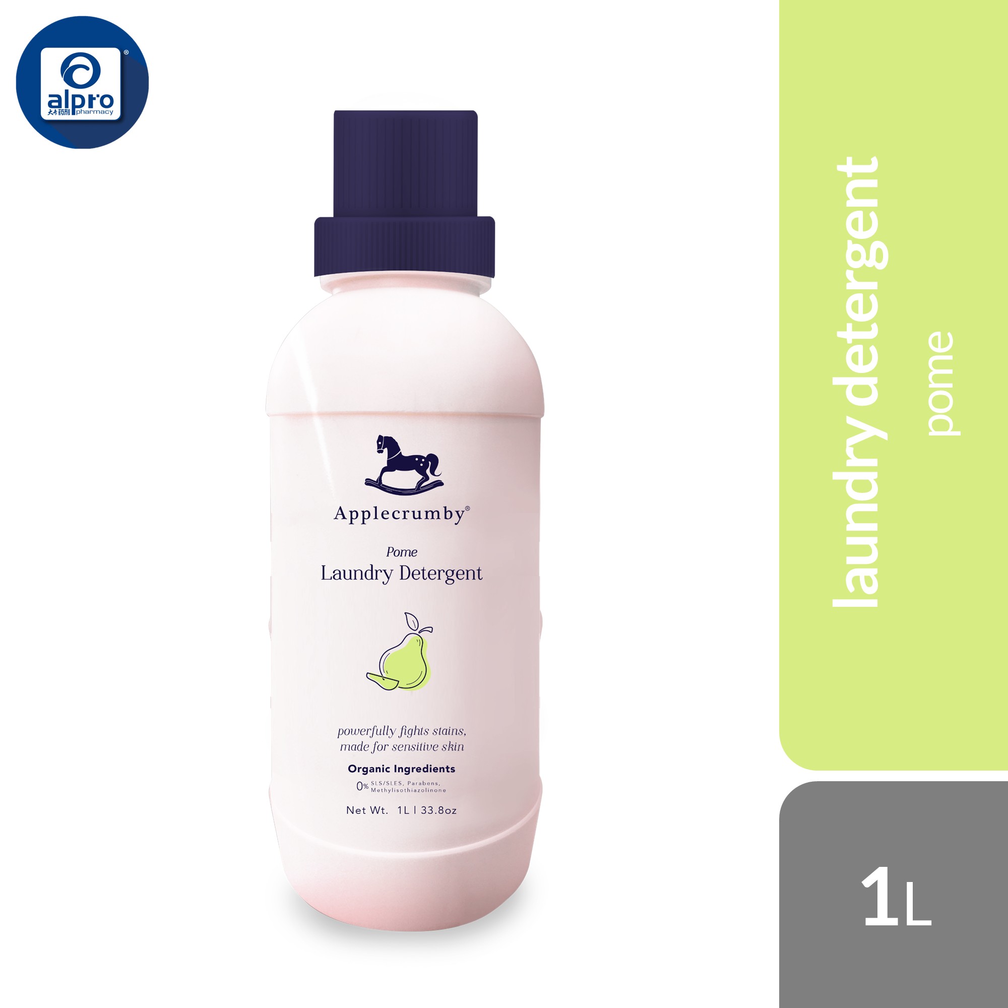 Applecrumby Laundry Detergent 1L (Mandarin/ Pome) | Extra Concentrated & Paraben Free
