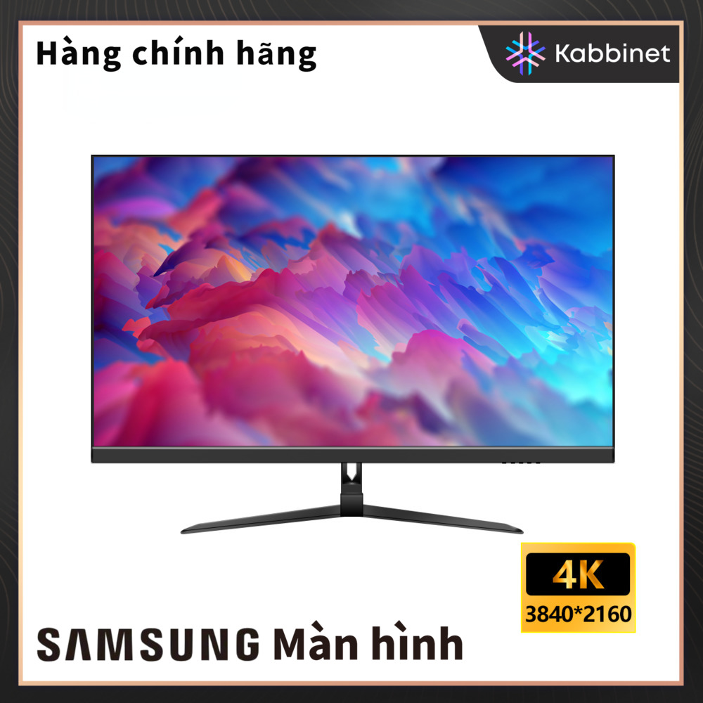 Kabbient 32 Màn hình 27 inch PC IPS 4K Màn hình LED Màn hình máy tính để bàn 60Hz UHD Màn hình máy tính chơi game tương thích HDMI / DP / Audio 3840 * 2160 SAMSUNG Màn hình