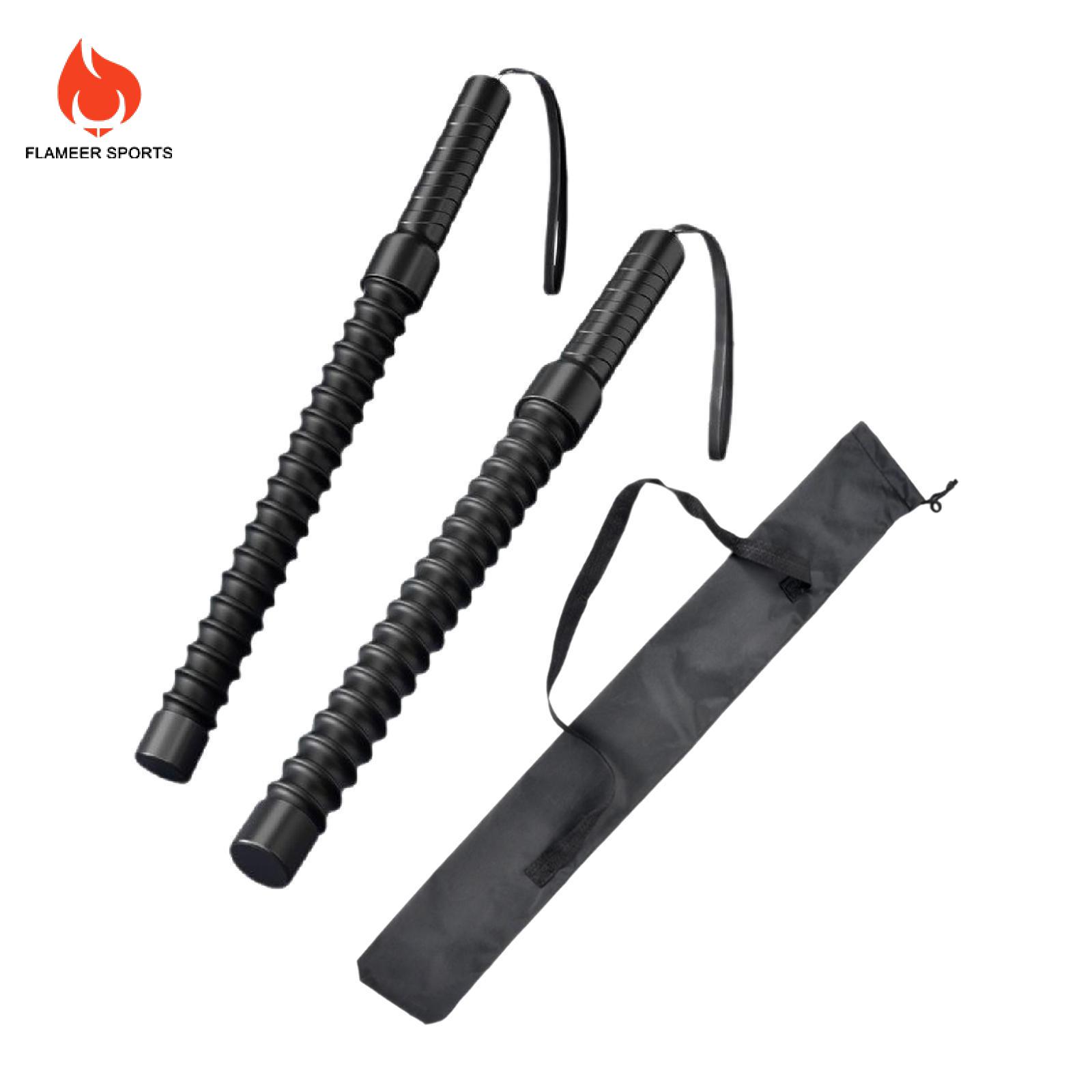 Flameer 2pcs Trận Chiến Dây Đa Chức Năng Thực Tế Tập Thể Dục Thanh Tập Thể Dục Gậy Cho Ngoài Trời Xây Dựng Cơ Bắp Đào Tạo Làm Việc Ngoài Trời Thể Thao