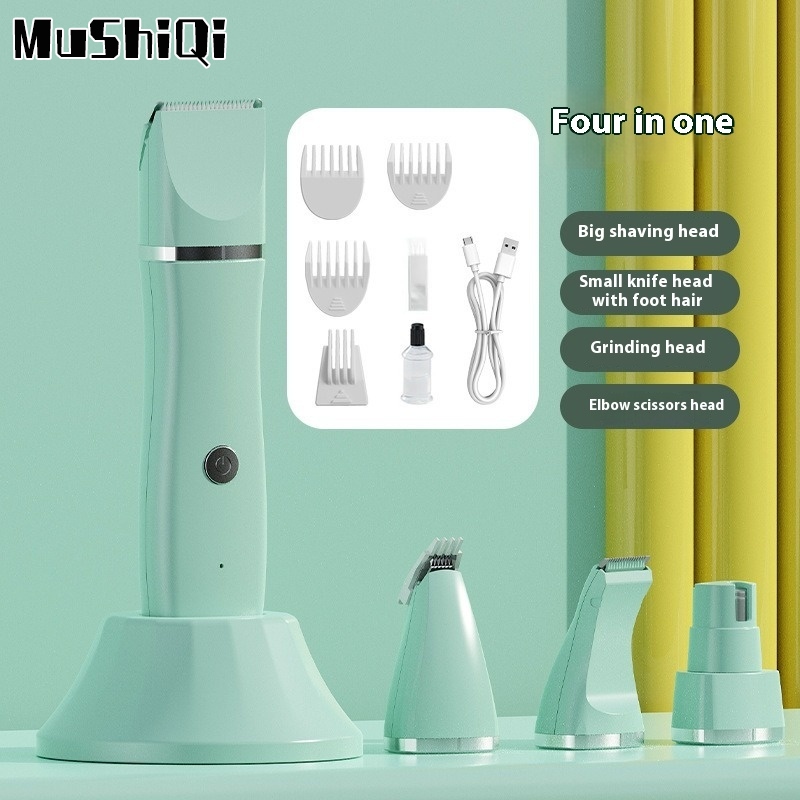 MuShiQi Pet Grooming Kit Electric Hair Clipper Trimmer for Cats and Dogs ราคา 330 บาท*ส่งฟรี