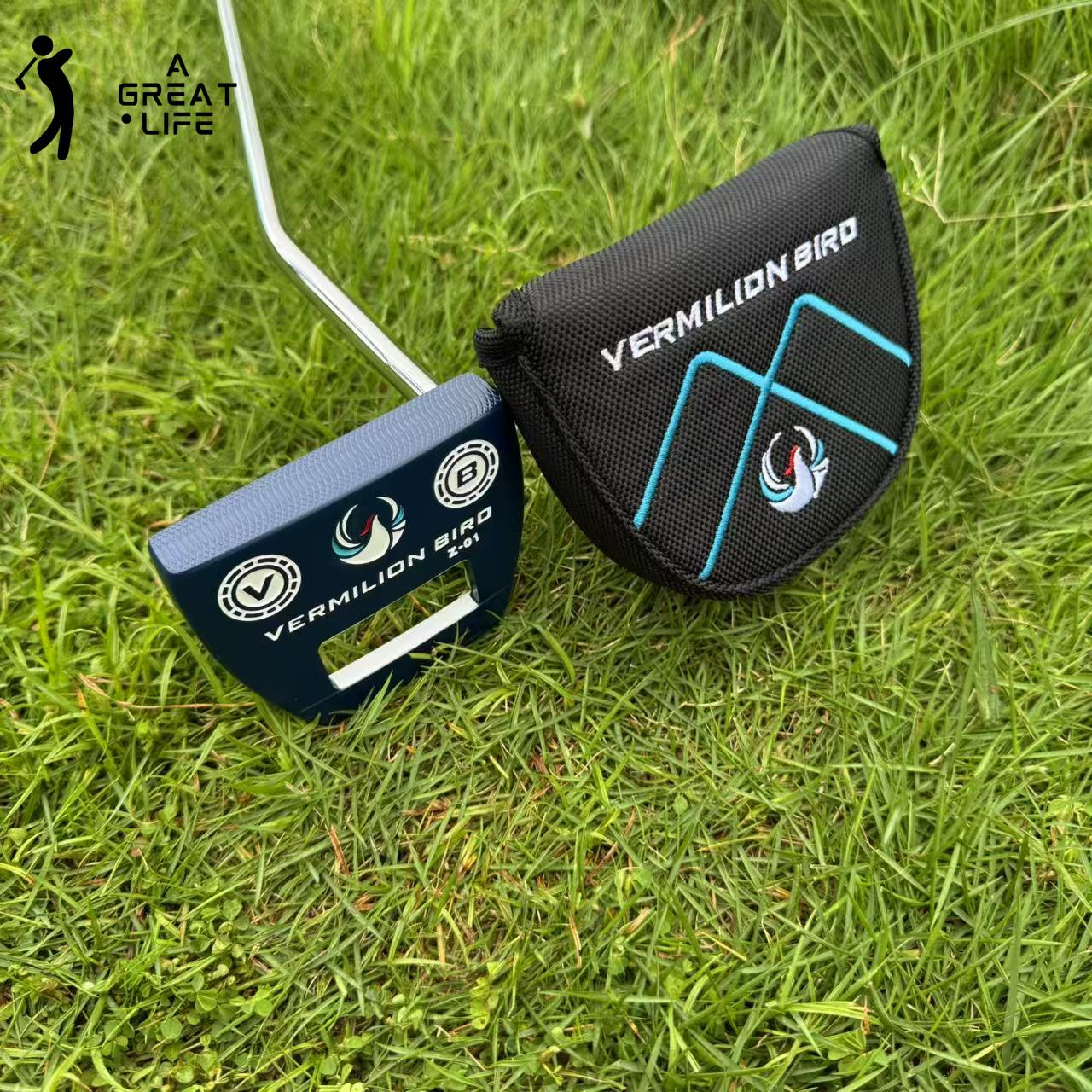 Vermilion chim Nhật Bản Golf Putter Z-01 | độ ổn định cao & Tha Thứ vồ Putter | cao Cấp Xay mặt với sự trợ giúp liên kết | hộp sọ Nhiều màu Grip