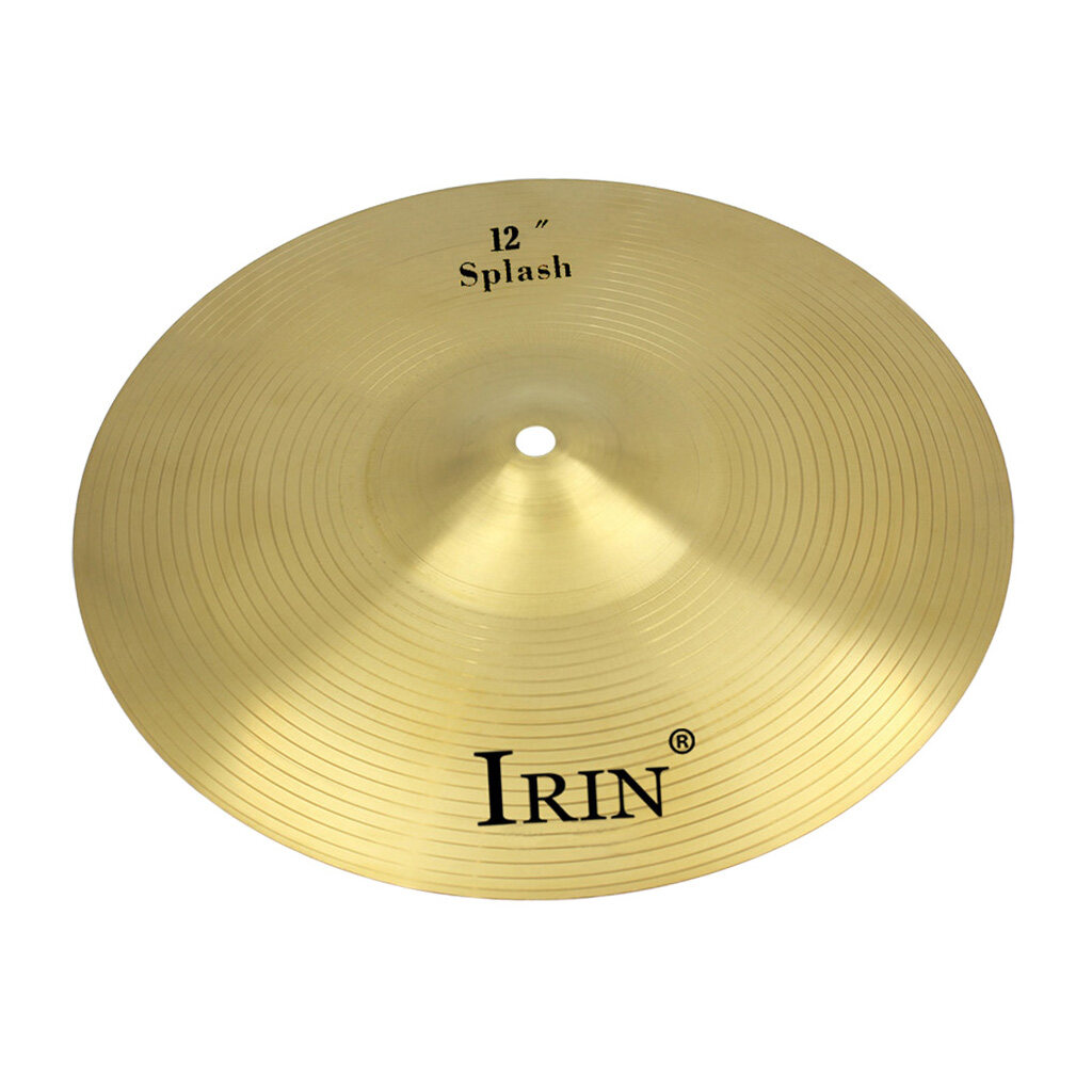 LazaraSport IRIN Chũm Chọe Hi-Hat Crash Ride Hợp Kim Đồng 12 Inch Chuyên Nghiệp Cho Bộ Trống