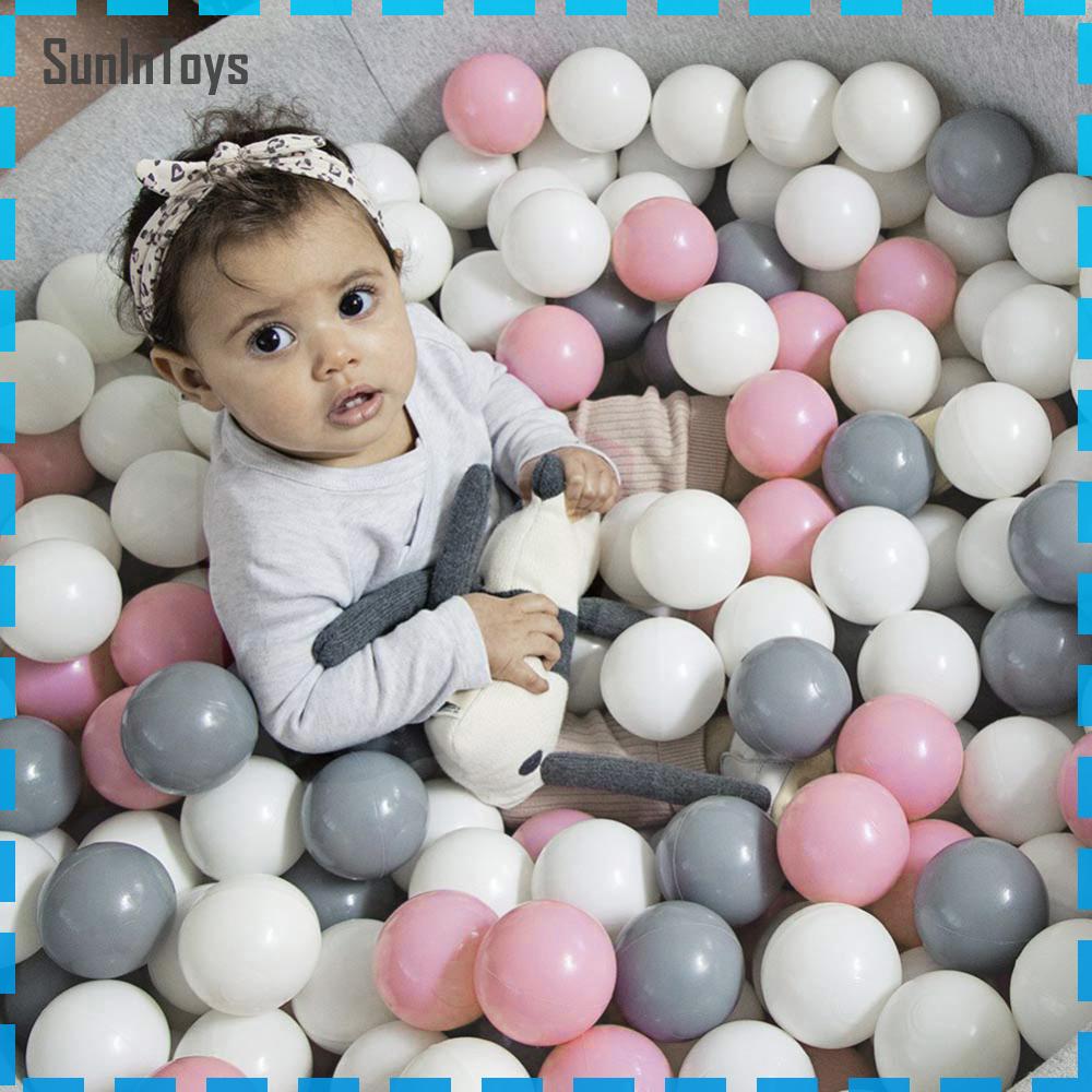 100pcs bé an toàn nhựa mềm Balls bể bơi đồ chơi bóng đại dương cho trẻ em Đồ chơi Quà tặng