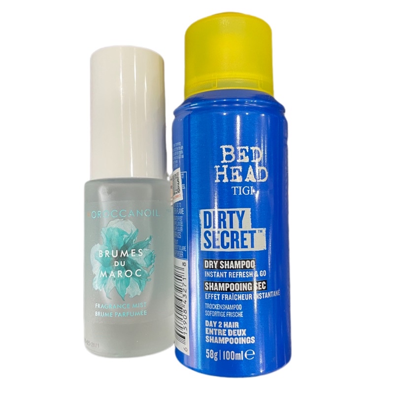 Combo gội khô Tigi và xịt thơm tóc & cơ thể Brumes Du Maroc Moroccanoil 30ml