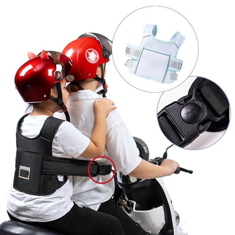 Phổ Trẻ Em Cưỡi Dây Đeo Không Thấm Nước vật liệu PVC Thoáng Khí Cho Xe Đạp Điện Xe Máy Bảo Vệ Trẻ Em
