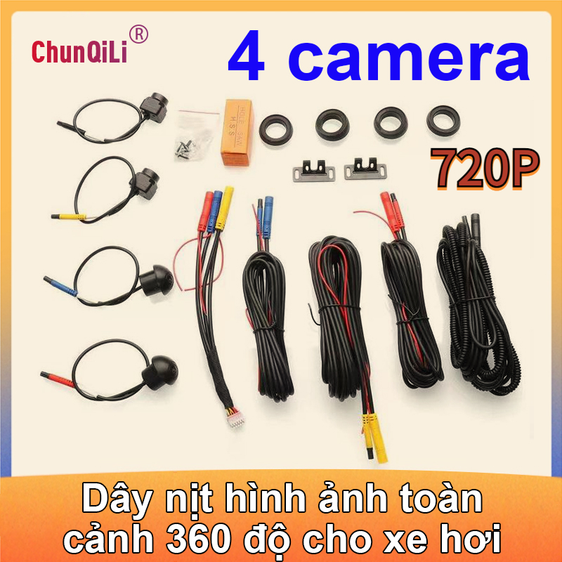 Thiết bị điều hướng android cho xe hơi camera toàn cảnh 360 ° màn hình android camera toàn cảnh 360 trướcsautráiphải