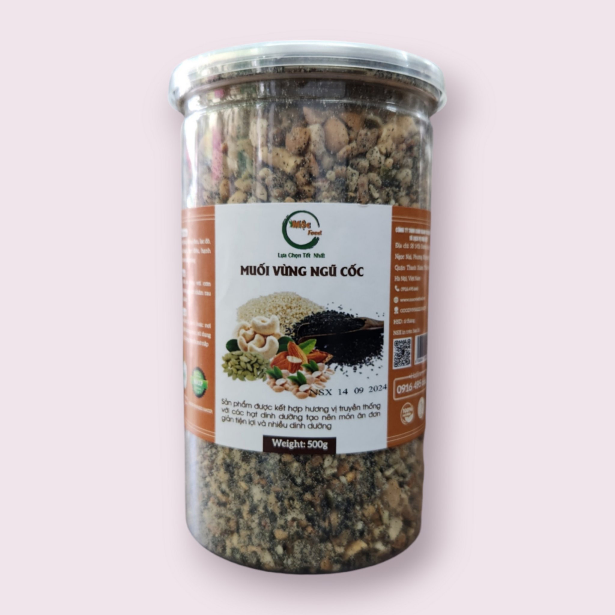 [Có sẵn] Muối vừng ngũ cốc 500g - Trang Anh Natural Food