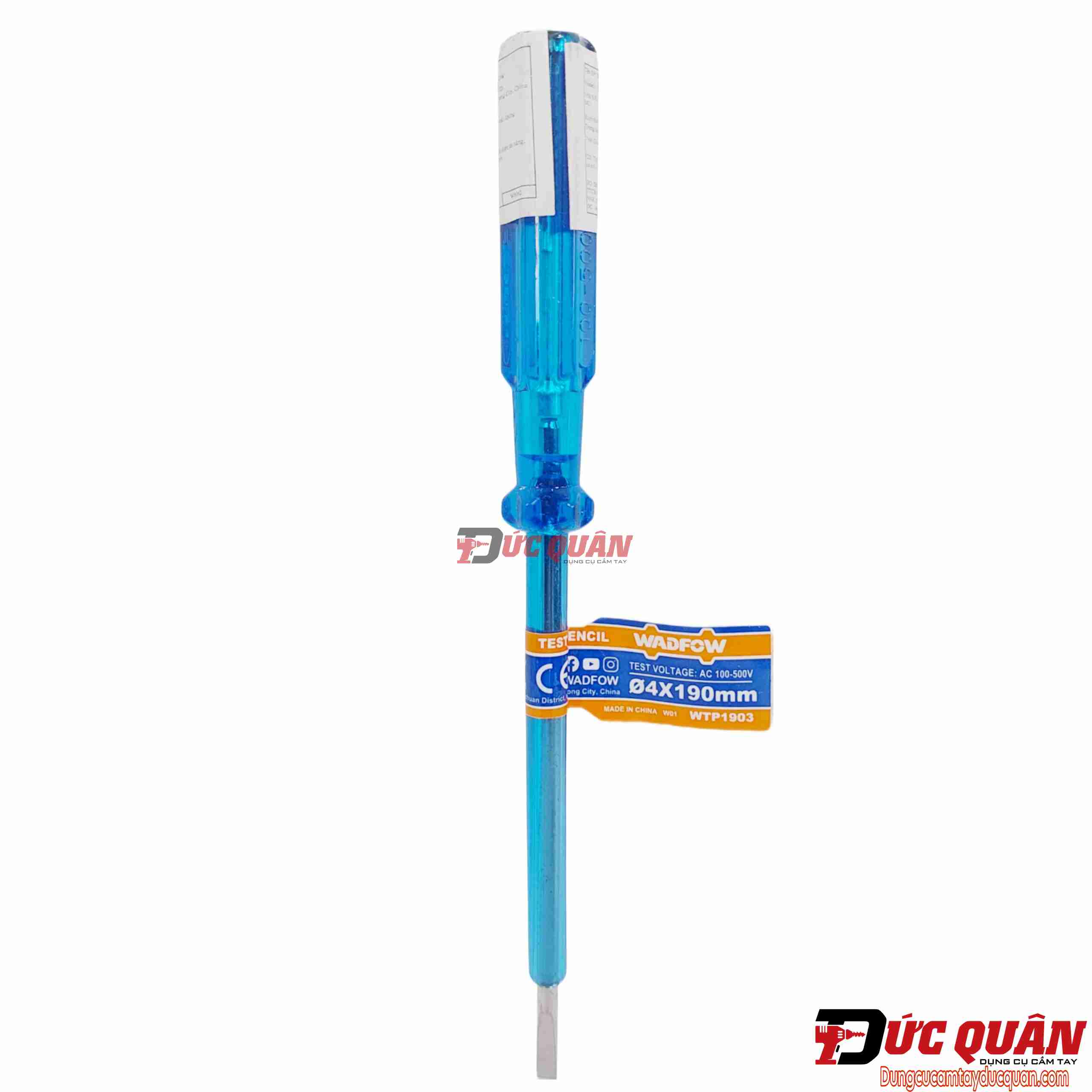 Bút thử điện 4x190mm wadfow wtp1904