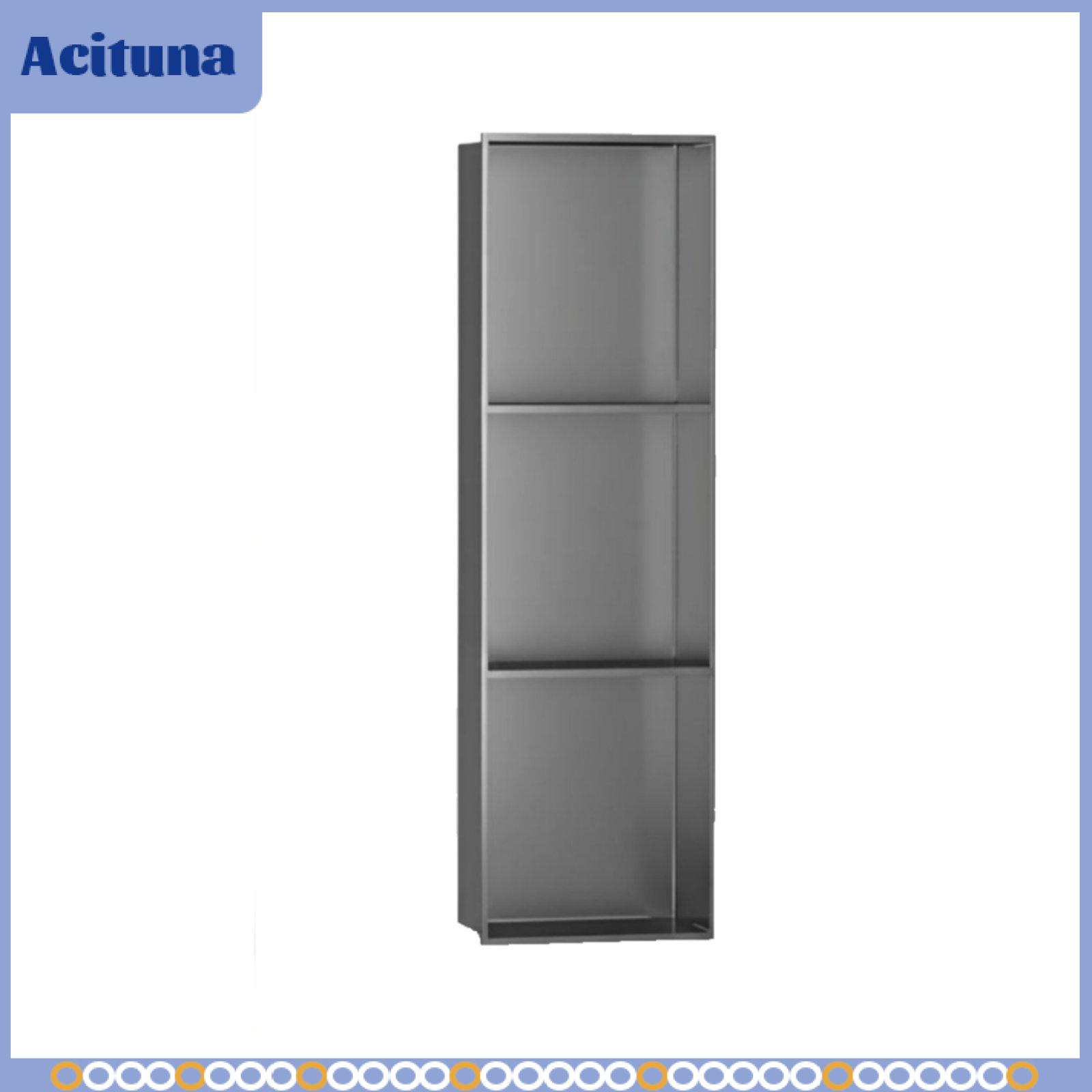 ชุดเครื่องนอนและห้องน้ำ Acituna ซอกห้องน้ำสแตนเลส 304 ชั้นวางติดผนังในตัว หลายชั้น เรียบง่ายทันสมัย ราคา 17,511 บาท*ส่งฟรี