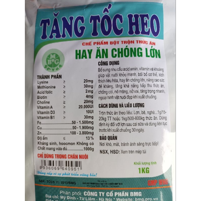 TĂNG TỐC HEO. Ham ăn chóng lớn