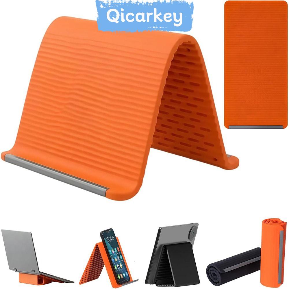 MARINI Flexible Foldable Silicone Phone Holder Portable Non-Slip Desk Stand for Phone Tablet Adjustable Aluminum Phone Stand