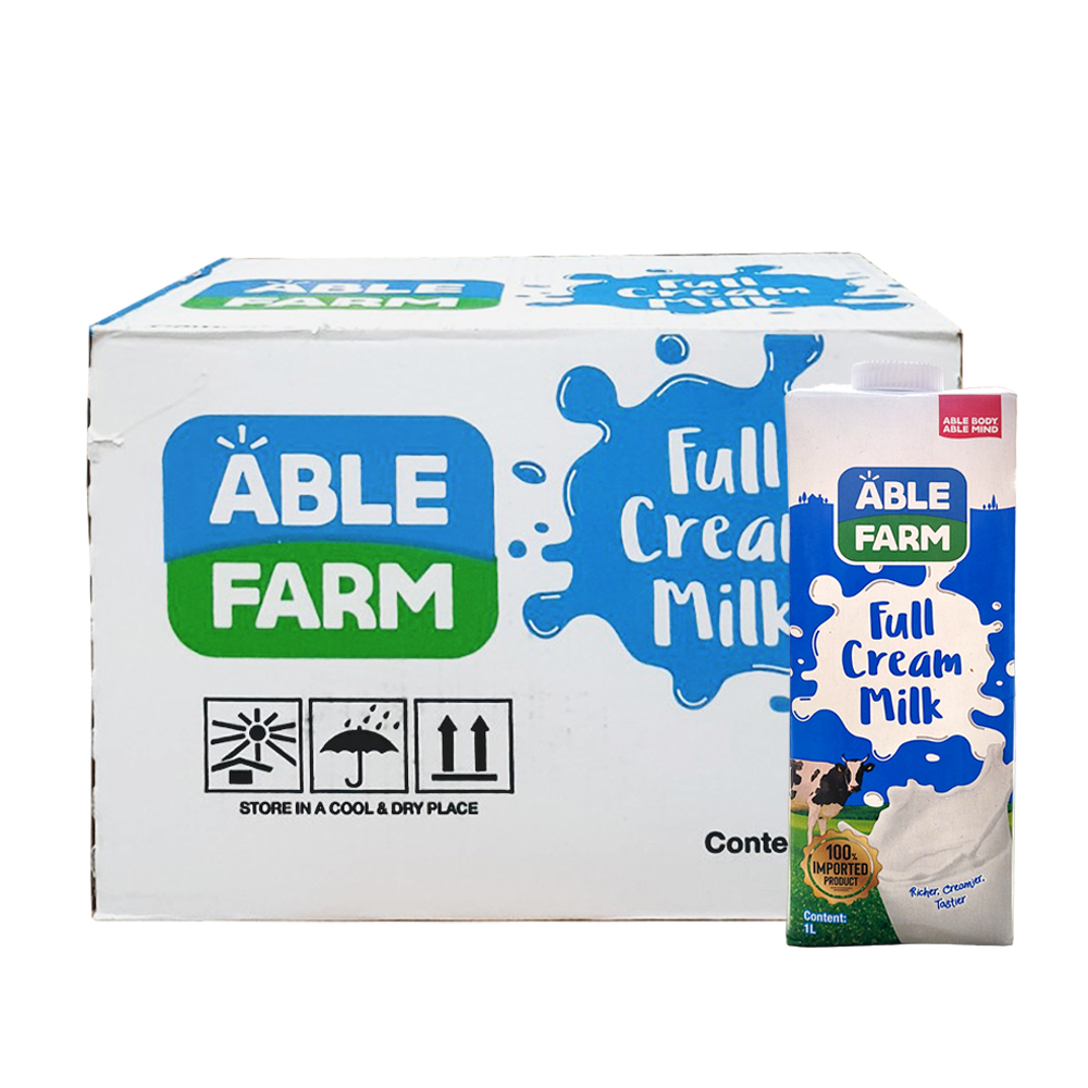 Sữa tươi Able Farm thùng 12 hộp 1L