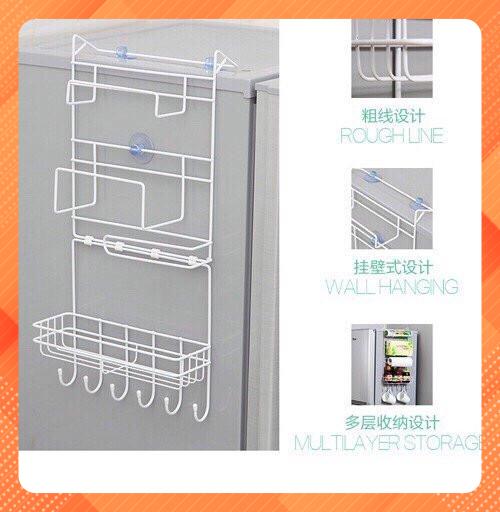 Gía treo đồ tủ lạnh mẫu mới tiện lợi
