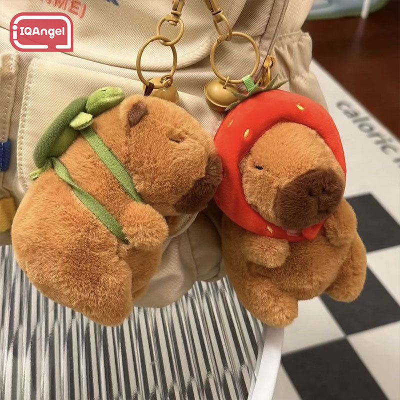 IQANGEL Capybara pendant plush doll student gift portable cute pendant