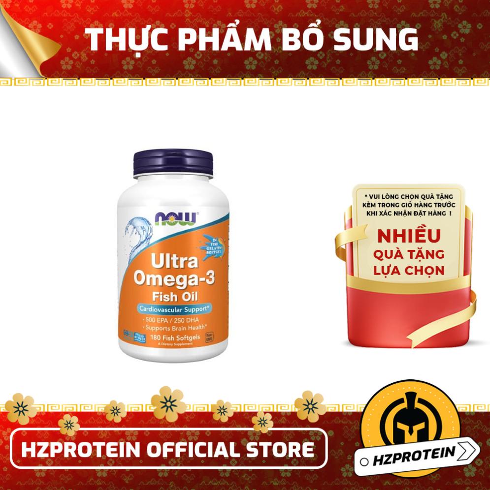 Now ultra omega3 500 epa/250 dha viên uống dầu cá bổ mắt tăng đề kháng - 180 viên