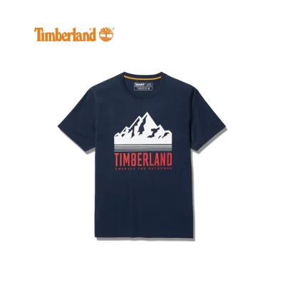 Timberland Landscape Short Sleeve Logo Tee (Navy)