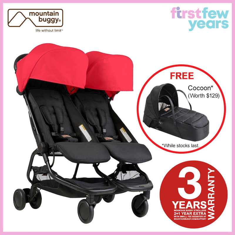 Mountain Buggy Nano Duo Stroller from Authorised Retailer Singapore