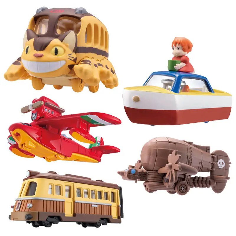 Rjseq Takara Tomy Giấc Mơ Tomica Ghibli lâu đài trên bầu trời tigermos tinh thần đi unabara đường sắt điện porco Rosso savoia s.21f xe jedtj