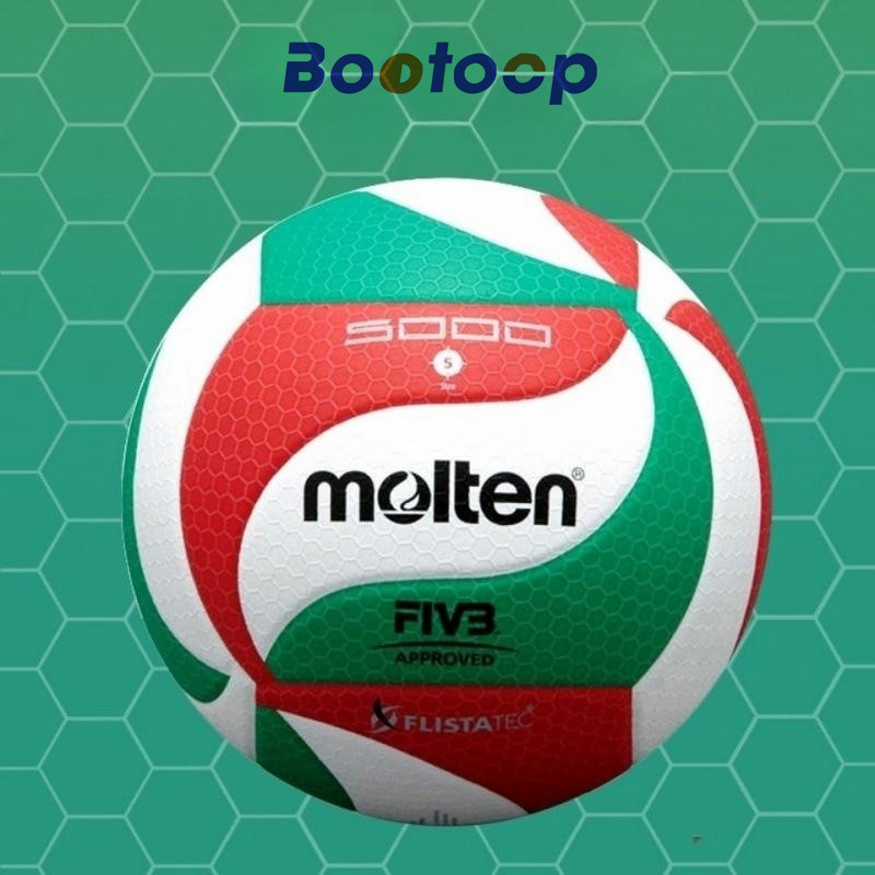 Quả Bóng Chuyền Molten FIVB V5M5000 Bằng Da PU Siêu Mềm Thích Hợp Cho Nam Và Nữ