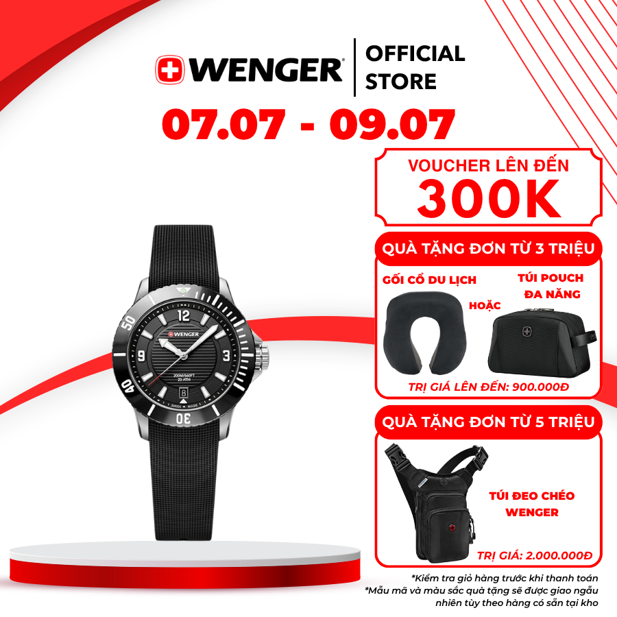Đồng hồ nam nữ Seaforce Small 01.0621.110 Wenger Thụy Sĩ