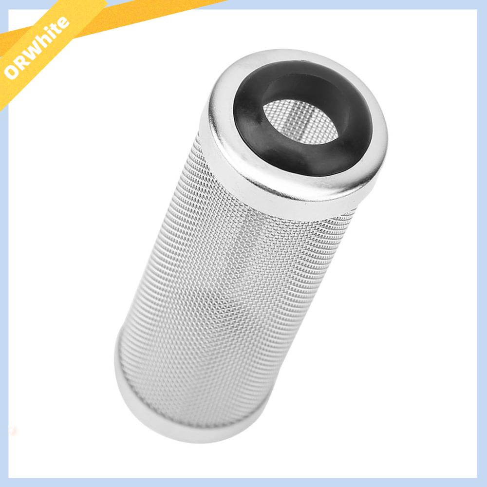 ORWHITE SHOP silicon Lưới lọc bể cá Ống lọc trước  loại Lưới thép không gỉ Lưới lọc khí nạp Người bảo vệ Bọc lưới ống lưới Vỏ bọc bộ lọc Hít thở bể cá