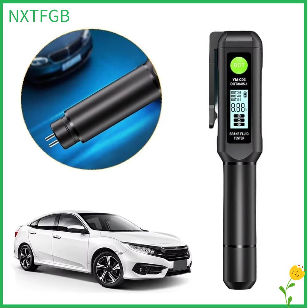 NXTFGB Di động Máy kiểm tra dầu phanh CHẤM 3.0/4.0/5.1 Màn hình hiển thị HTN Bút phát hiện dầu phanh Chất lượng cao Đầu dò độ chính xác cao Dụng cụ chất lỏng phanh ô tô Bảo dưỡng ô tô