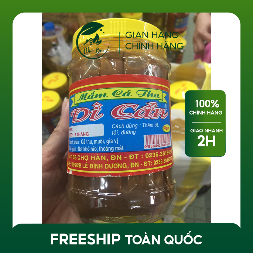MẮM CÁ THU DÌ CẨN - NGON KHÓ CƯỠNG - ĐẶC SẢN ĐÀ NẴNG - 500G