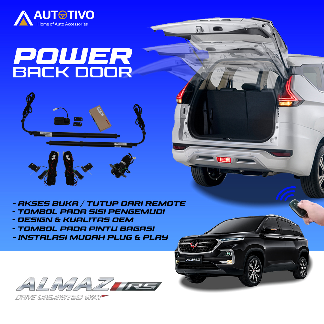 JSL Power Back Door Almaz 2018 Premium Automatic Tailgate Harga 630,000 rupiah*Gratis Ongkir