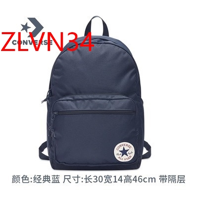 【HOT】® Converse Leisure Simple Student Sports Backpack Backpack Leisure Large Capacity Backpack