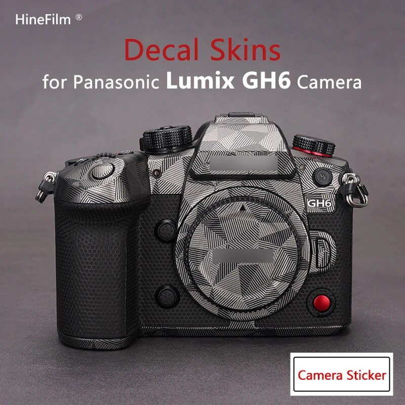 GH 6 Camera Decal Skin Coat Wrap Cover Film For Panasonic LUMIX GH6 Camera Protector Sticker Cover Case