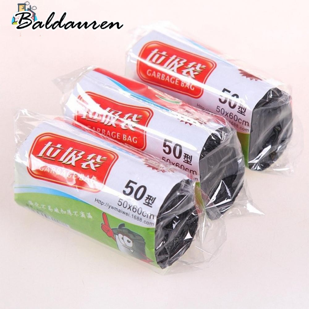 BALDAUREN ถุงขยะแบบใช้แล้วทิ้งขนาด50X60ซม. 100ชิ้นเหมาะสำหรับใช้ในครัวเรือน ราคา 32 บาท*ส่งฟรี
