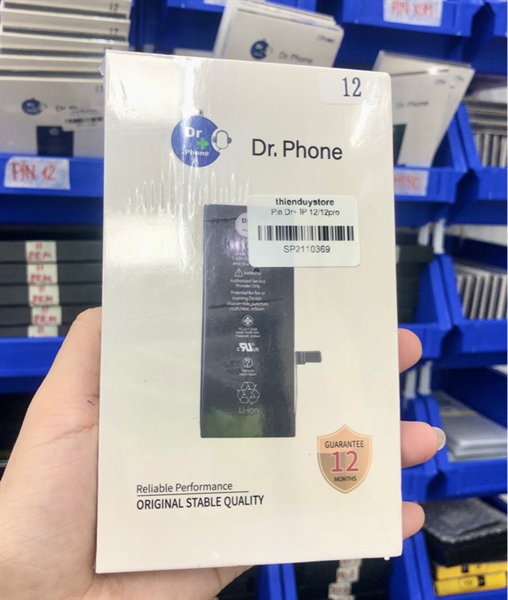 Pin dr+ thay thế ip 12/12pro