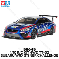 TAMIYA 58645 R/C Kit 1/10 4WD Subaru Wrx STi NBR Challenge (TT-02 Chassis)