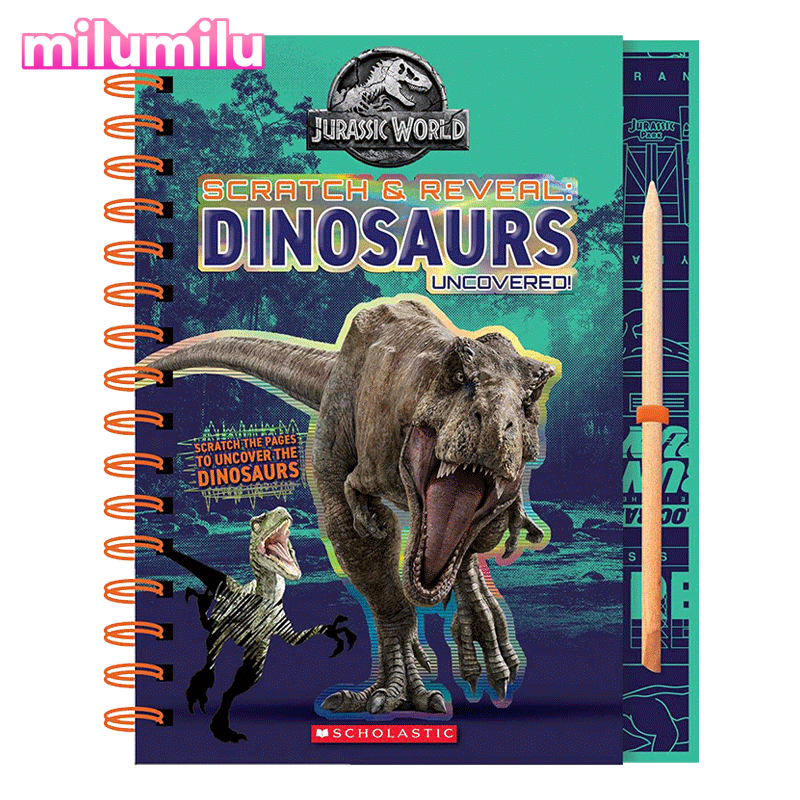 Milu Jurassic World Dinosaurs Uncovered Original English Books Harga 90 Ringgit*Penghantaran Percuma