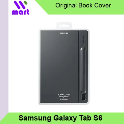 Samsung Galaxy Tab S6 Book Cover, EF-BT860, Original Authentic Samsung Book Cover, Gray / Brown